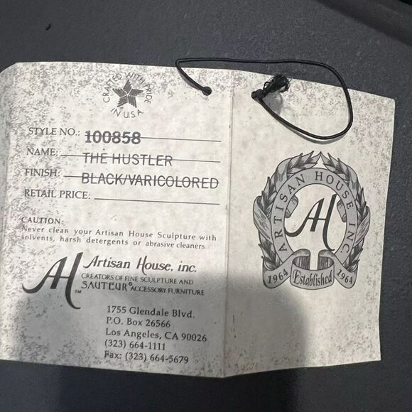 Curtis Jere Metal Sculpture - Billiards ‘The Hustler’, Signed With Cert Of Auth - Picture 6 of 8